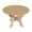 Oak, variant on AENKYO 43" Folding Dining Table, Space Saving Drop Leaf Kitchen Table for Small Spaces, Walnut Round Table for 4