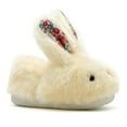 thumbnail image 5 of XIMIN Toddler Slippers Boy Girl Bunny Slippers Plush Rabbit Fuzzy Furry House Slippers Cute Non-Slip Warm Winter Shoes Suitable for Indoor and Outdoor Kids Winter Warm Slippers, 5 of 6