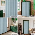 thumbnail image 6 of Shower Curtain, Light Blue Vintage Linen Waterproof Shower Curtain Set with Hooks for Bathroom Showers,Stalls and Bathtubs,72x72In Solid Color, 6 of 9