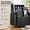 2# Black, variant on Remote Control Holder Swivel Desk Organizer PU Leather Bedside Table Caddy for TV Remotes and Stationery Home Office Decor