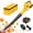 Yellow+1 Battery, variant on CATGOOD Cordless Leaf Blower, 21V Leaf Blower with 2 Batteries and Charger, 3.0Ah Electric Leaf Blowers for Lawn Care, Patio, Blowing Leaves
