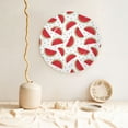 thumbnail image 5 of Daiia Watermelon Printed Pattern Ceramic Plate Dinner Plates Bone China Decorative Plates with Display Stand Art Ceramic Ornaments for Wall Hanging Decoration-6in, 5 of 6