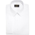 thumbnail image 1 of Club Room Camisa de vestir con botones y puños franceses para hombre upfwhite 16.5, 1 of 1