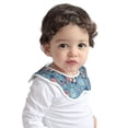 thumbnail image 2 of Hirioo Independence With Gnome for Baby Cotton Petal Bib Drool Bibs for Baby Boy Unisex, 2 of 9
