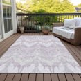 thumbnail image 6 of Addison Rugs Chantille Indoor/Outdoor Transitional Ikat Lavender Washable Rectangle Rug, 2'6" x 3'10", 6 of 6