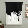 thumbnail image 2 of White Dandelion Balloon Curtains 63 Inch Length for Living Room/Bedroom, Spring Flowers Botanical Vintage Black Rod Pocket Privacy Door Curtains Decorative Tie Up Shade for Window 52"x63", 2 of 8