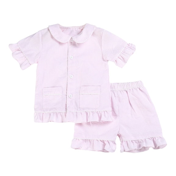 JSCDRPDWL 2 Piece Outfits 18 Month Girl Outfits Girls Birthday Outfit Girls Soccer Shirt   Girls Soccer Shorts Clothes for 11 Year Old Girls, Pink 6-12 Months
