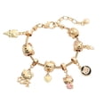 thumbnail image 2 of Hello Kitty Gold Plated Bracelets With Charms for Women High Quality Fashion Jewelry for Girl Kawaii Sanrio Party Gifts, 2 of 9