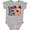 AC-Heather Grey, variant on Inktastic Doggone Cute- Happy Puppy Boys or Girls Baby Bodysuit