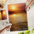 thumbnail image 2 of Lantern Press 1000 Piece Jigsaw Puzzle, Padre Island National Seashore, Sunset, 2 of 5