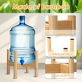 thumbnail image 2 of 2Pcs Beverage Dispenser Stand Wood Pitcher Stand Holder Adjustable Beverage Jug Stand Easy to Install Water Pitcher Stand Dispenser Stand Water Filter Stand for Parties Home, 2 of 11