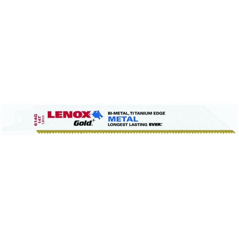 Lenox Gold Reciprocating Saw Blade 6 in.