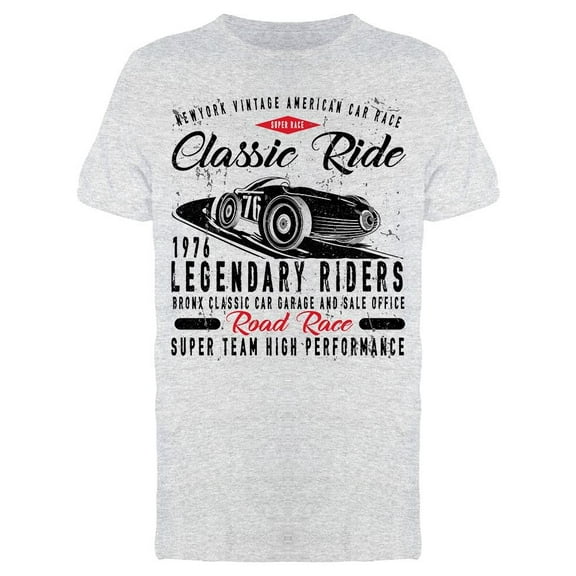 Legendary Vintage Riders  T-Shirt Men -Image by Shutterstock, Male XX-Large