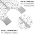 thumbnail image 3 of Mama Cheetah Toddler Sleep Sack with Feet, 2.5 TOG Organic Cotton Baby Sleeping Bag with Legs, Wearable Blankets for Walkers w/ 2-Way Zipper, Baby Sleep Sack for Girls & Boys, 18-36 Months, 3 of 6