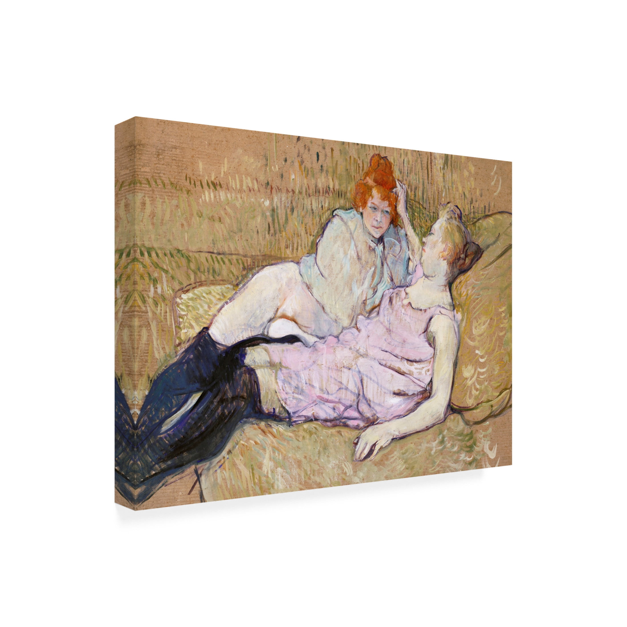 Trademark Fine Art Pictufy The Sofa ca.1894 Canvas Wall Art