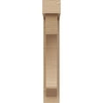 thumbnail image 2 of 3"W x 6"D x 18"H Thin Emerson Rough Cedar Woodgrain TimberThane Corbel, Primed Tan, 2 of 6