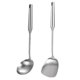 thumbnail image 1 of Juego de utensilios de cocina de acero inoxidable, 2 piezas Standcn, todas las herramientas de cocina de metal, 1 of 5