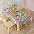 thumbnail image 3 of Pioneer Flower Floral Print Pattern Rectangle Tablecloth 60"x120", Waterproof Polyester Table Cloth, Wipeable Spillproof for Dining Camping Indoor Outdoor, 3 of 6