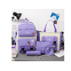 thumbnail image 2 of Set 5 Mochila Bolsa Lonchera Escolar Para Niñas Juvenil Dama Xtellar negro, 2 of 4