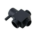 thumbnail image 2 of yotijay Shower Diverter Shower Arm Diverter Valve Easy to Install Replacement T Adapter Black, 2 of 9