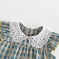 thumbnail image 4 of Lenago Toddler Ifant Baby Bodysuit Boys Girls Summer Sleeveless Cute Plaid Infants Clothes Fashion, 4 of 6