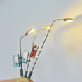 thumbnail image 4 of Mini lámpara de calle con forma de caballo luminosa, modelo de luz LED de metal, mesa de arena para construcción, escena en miniatura, material de modelo 3vdiy, 4 of 5