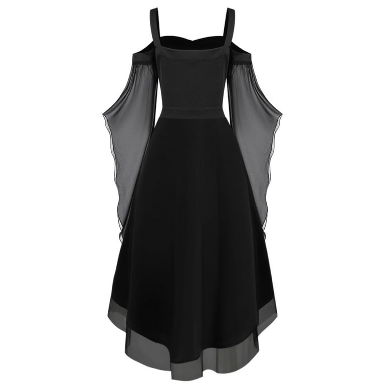 Goth dress plus size best sale