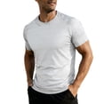 thumbnail image 2 of Yaoyar Men's Athletic T-Shirt, Moisture Wicking Workout Tee, Quick Dry Gym Top, Casual Running Fitness Shirt, 2 of 5