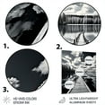 thumbnail image 3 of Designart "Canada Beautiful horizon Black III" Canada Metal Wall Decor, 3 of 5