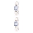 thumbnail image 1 of Minnieouse Reloj de de acero inoxidable para mujer, esfera Rectangular de repuesto, reloj de decorativo informal para mujer, Blanco 2piezas, 1 of 6