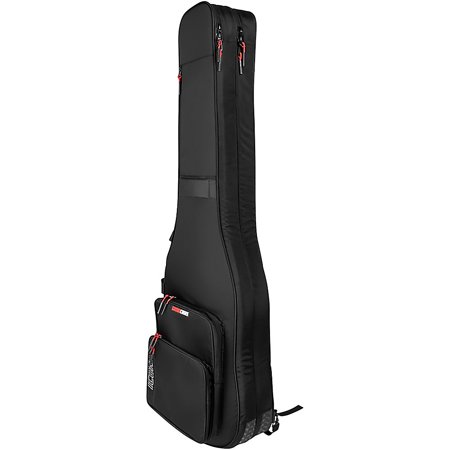 GATOR エレキベース用ギグバッグ 2本収納可能 G-ICON Take Two Series G-ICONTTBASS-BLK〔 ゲーター GIGBAG ベースケース ベースバッグ 〕〔大型荷物〕