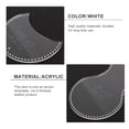 thumbnail image 4 of MasteelfCA 5pcs Transparent Acrylic Template Leather Craft Coin Purse Bag Pattern Stencil, 4 of 7