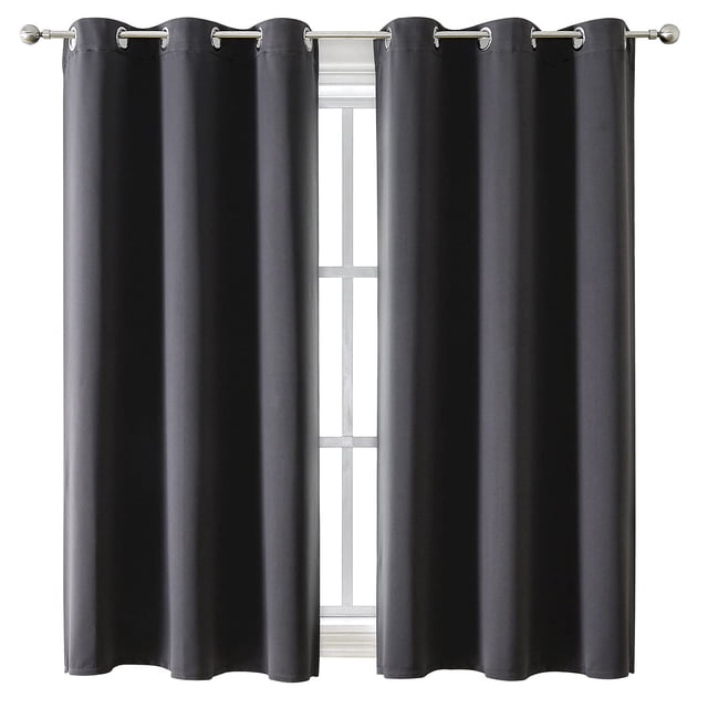 Cortinas opacas ChrisDowa con ojales y aislamiento térmico