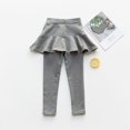 thumbnail image 2 of EASTIN Girls Leggings with Ruffle Tutu Skirt Pants Kids Cotton Footless Tights 2-8 Years, 2 of 6