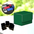 thumbnail image 5 of Card Deck Box Holder Storage Organizer , Closure ,Collectible Cards Case , green, 5 of 8