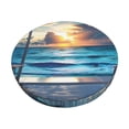 thumbnail image 1 of Balery Ocean View Bedroom Fundas de asiento para taburete de bar redondo de tela de terciopelo ajustables que protegen de arañazos y manchas para sillas de 14 a 17 pulgadas.-13 inch, 1 of 7