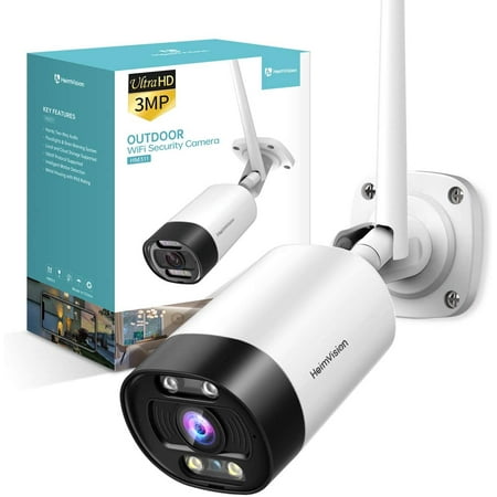 HeimVision HM311 2K Wireless Outdoor Security Camera, Bullet Camera with Motion Detection, Message Alert, MicroSD/Cloud Storage, Weatherproof (Supports Only 2.4Ghz)