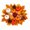 Foam Pumpkin Maple Leaf Set, variant on YOYTOO 12 Pcs Mini Artificial Velvet Pumpkins Decoration, Mixed Color, Fall Fake Pumpkins Decor Set for Halloween Thanksgiving Autumn Harvest Party Table Centerpiece Decor (Orange/Gold/White)