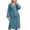 Dark Blue, variant on Women Robes Women's Robe Women Men Plush Flannel One Size Bathrobe Soft Pajamas Cozy Long Spa Robe Cozy Robes for Women Fleece Robe Women Heated Robes for Women Zipper Robes for Women
