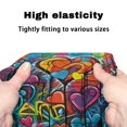 thumbnail image 7 of HELLHERO Heart Graffiti Rollator Seat Covers Rollator Seat Cover Removable and Washable for Suitable for Parks Non-Slip Fit Comfortable, 7 of 7