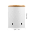 thumbnail image 2 of BESTYASH Vegetable Fresh Keeping Box Storage Canister Carbon Steel Kitchen Organization White 1Pack, 2 of 7