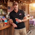 thumbnail image 5 of Mens Polo Shirts Short Sleeve Usa 250th Anniversary Jersey 1776 Shirts for Men Mens 4th Of July Outfit Patriotic Tshirts Memorial Day Shirt America Shirts Shirts Men Graphic Tees, 5 of 8