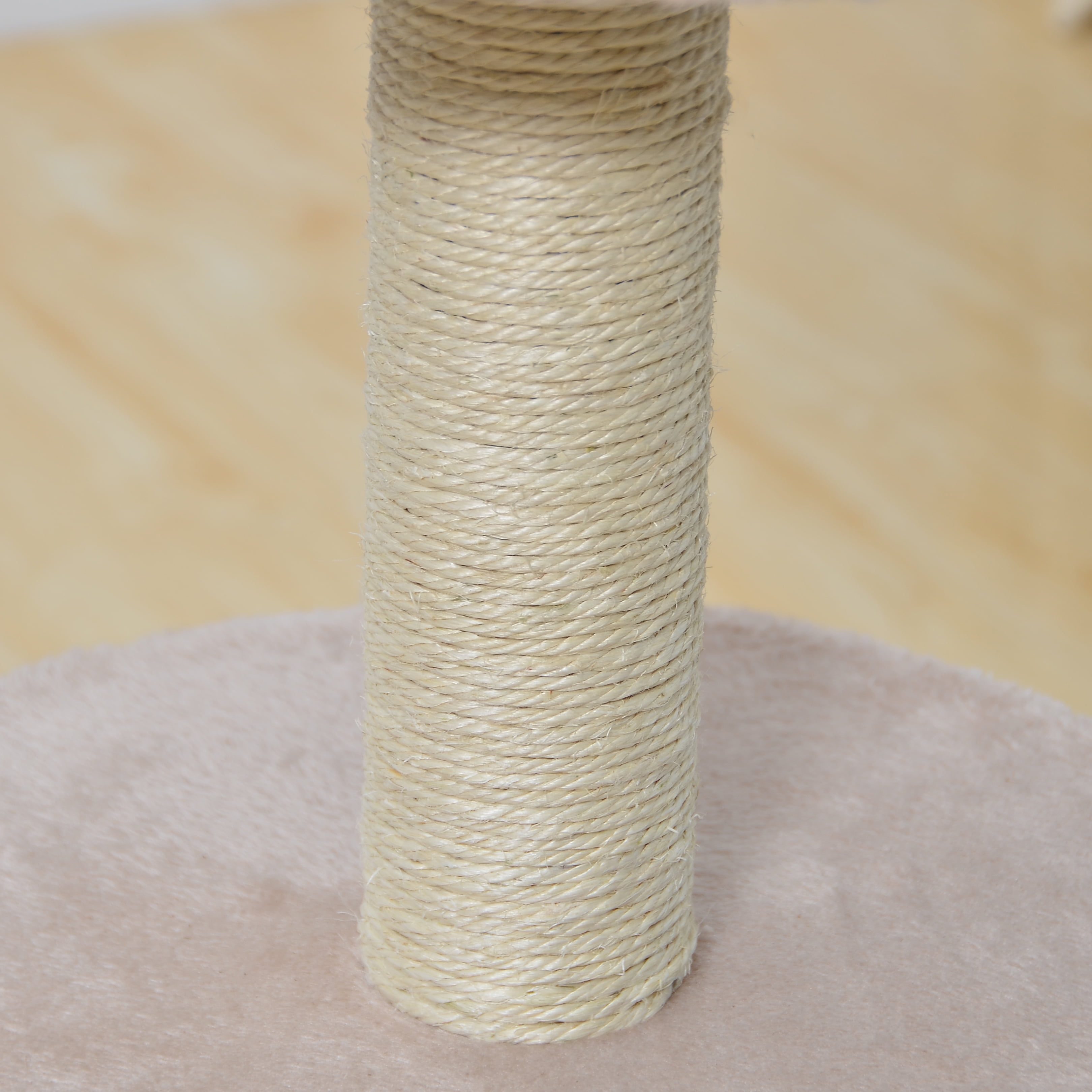 Two by Two Amarillo - Beige Scratching Post Cat Furniture - 23.6 in. Tall