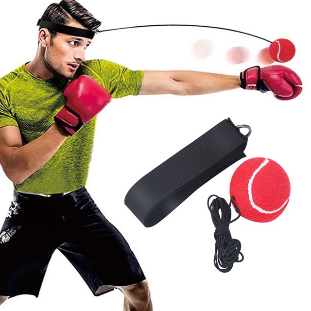 BuyWeek Boxing Reflex Ball With Head Band Improve Reaction Speed And