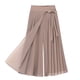 thumbnail image 1 of Pantalones de Casuales Gibobby para Mujer Pantalones de gasa plisados Pantalones casuales de cintura elástica de tamaño Falda de pantalón Rosa XXXL, 1 of 3