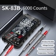 thumbnail image 3 of Smart Digital Multimeter Touch Multimetro Test Rechargeable Multitester AC/DC Voltage Current ,Versatile, 3 of 5
