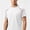 White, variant on Men's Short Sleeve Swim Shirt, UPF 50+ Quick Dry Rash Guard, UV Sun Protection Water T-Shirt for Beach and Surfing Size 3XL Green