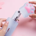thumbnail image 2 of Summer Saving!Back_to_School Saving!School_Supplies!Under $1 dollars!Special Pencil Case Pouch, Cats Paw Shaped Plastic Pencil Case Multifunctional Stationery Organizer, Blue, 2 of 9