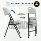 thumbnail image 3 of Silla Plegable Resina Reforzada Exterior Fiesta Resistente Color Blanco, 3 of 6