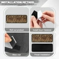thumbnail image 4 of Yuyamidu Leopard Print RV Step Covers Decorative Cover Washable RV Steps Covers Rugs RV Stair Carpet 4 Pack RV Camper Step Covers Protects Your RV from Dirt, 4 of 7